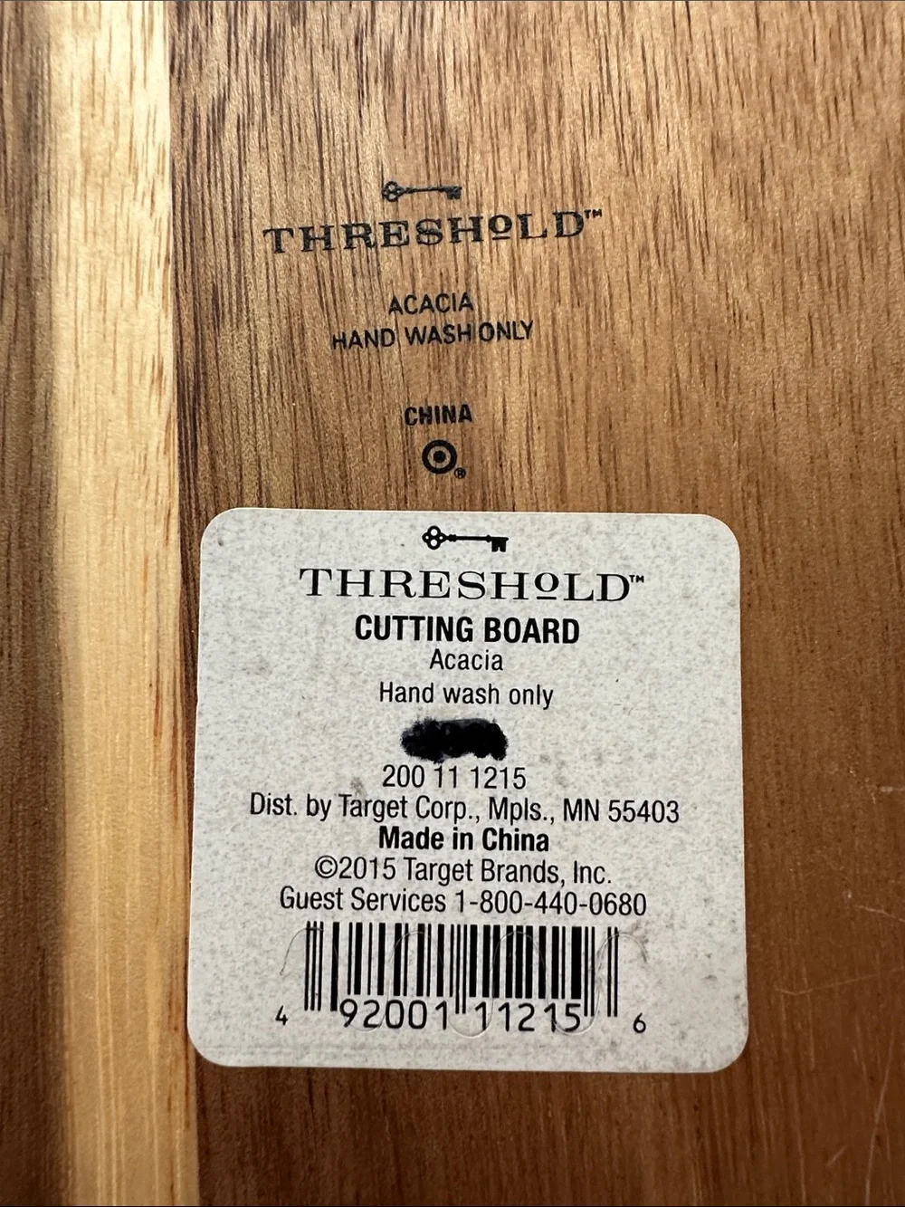 Threshold by Target Acacia Round Cutting Board Charcuterie 10”